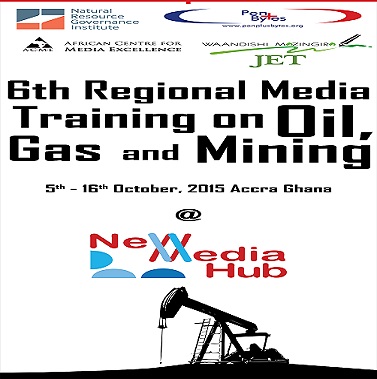 Penplusbytes, NRGI holds 6th Regional Media Training on Extractives