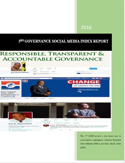 3RD GOVERNANCE SOCIAL MEDIA INDEX REPORT