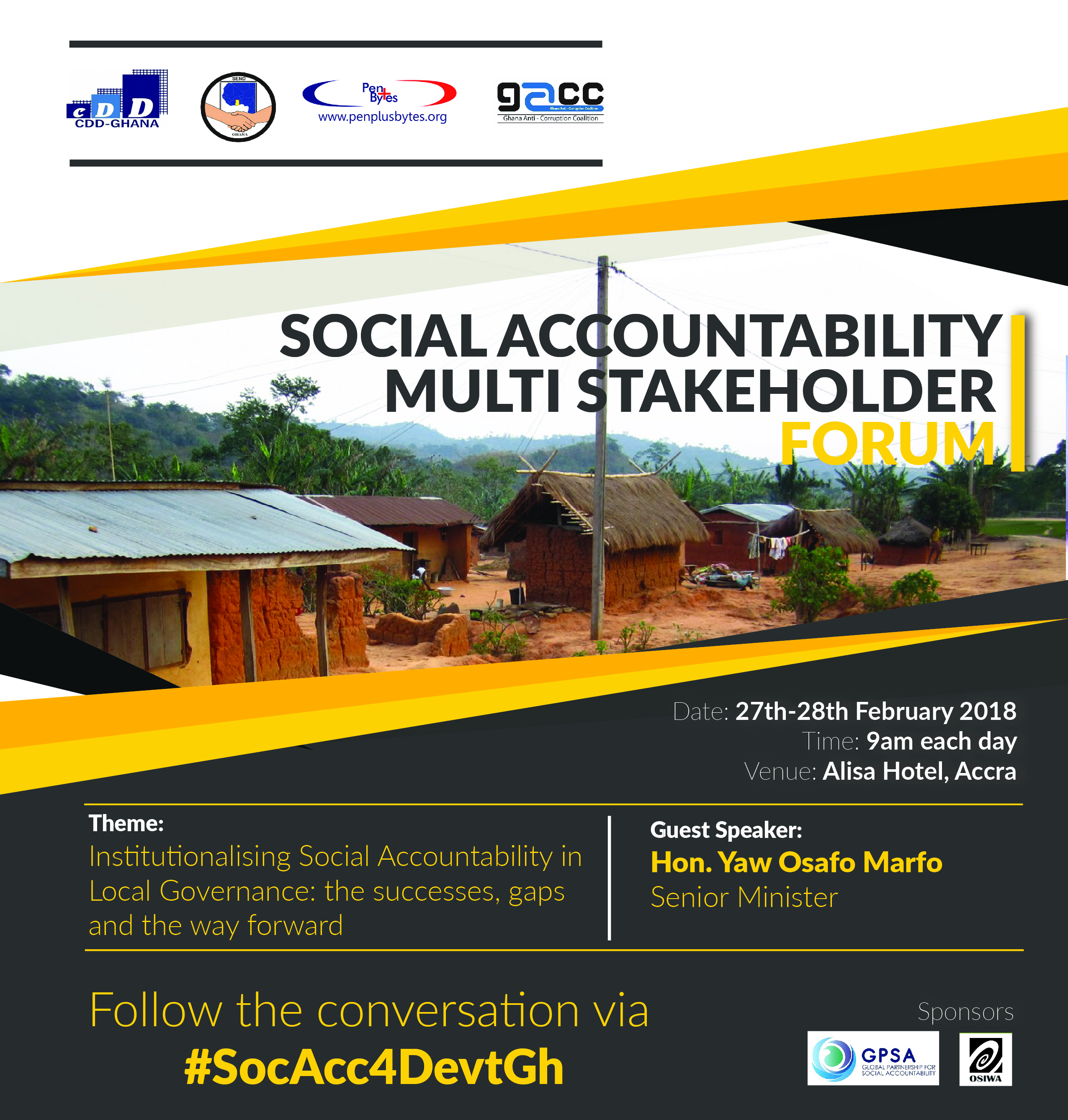 2-day Social Accountability Multi Stakeholder Forum takes off in Accra